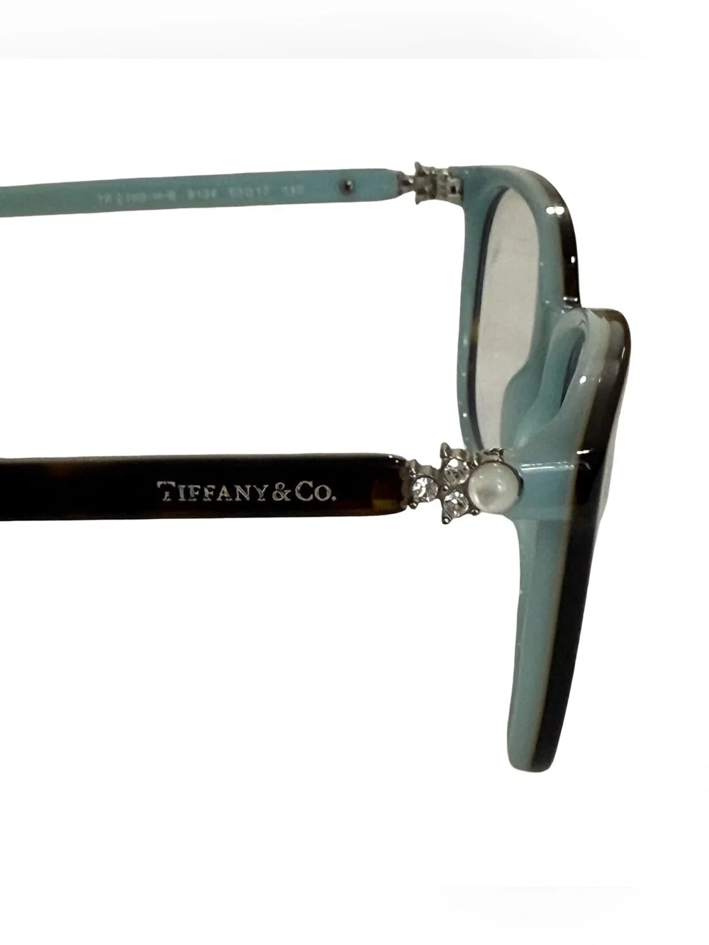 Tiffany & Co. TF2109-H-B 8134 Eyeglasses 53-17-140 Italy w/ Case & Box EUC Blue